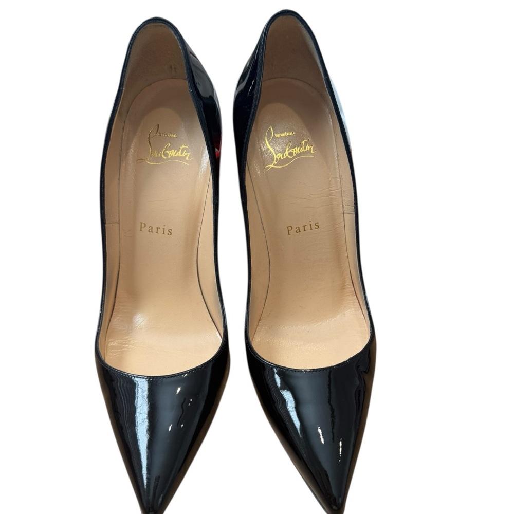 Christian Louboutin So Kate 120 Black Patent Leather 37.5 - Picture 4 of 8